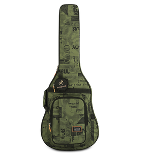 กระเป๋ากีตาร์แบบหนากระเป๋าเครื่องมือสะพายไหล่สองข้างลายพรางสไตล์วินเทจ - Product Image 5