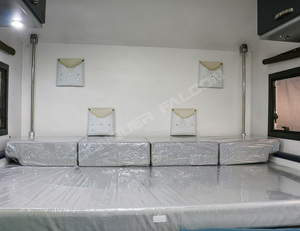 Remorque de <span class=keywords><strong>camping</strong></span> électrique tout-terrain en aluminium avec cuisine et salle de bain pour attelage de voiture et moustiquaires pour les voyages - Product Image 3