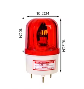 Luz de baliza giratoria IP54 Luz de advertencia de flash de semáforo LED rojo para carretilla elevadora de tractor de remolque de coche - Product Image 2