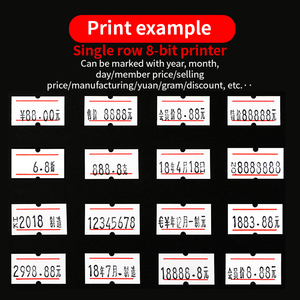 Machine d'étiquetage de prix à 8 chiffres à une seule ligne pour supermarché, machine de codage d'étiquettes de prix, machine d'étiquetage de stickers de prix - Product Image 5