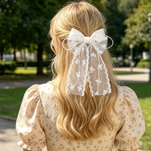 Fermaglio per Capelli in Pizzo Elegante Stile Francese, Meravigliosi Accessori per Capelli per Donne e Ragazze - Product Image 2