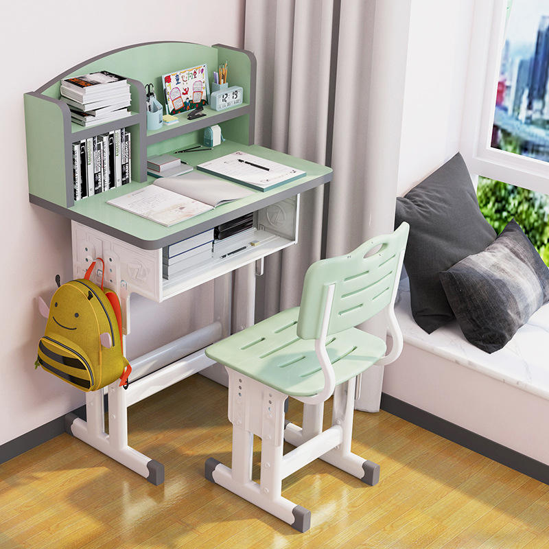 Xueba 70*45 avec bibliothèque grand bureau-vert haricot clair