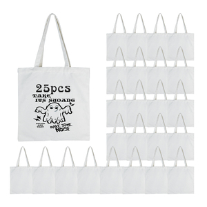 USA Warehouse in Stock 38*40cm Sublimation Tote Bags Blank Lightweight Reusable Grocery Bags Canvas Shopping Bag 25pcs/ctn