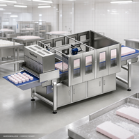 Trancheuse à pain et découpeuse de gâteaux à ultrasons en acier inoxydable entièrement automatique à haute efficacité Wanlisonic 220V
