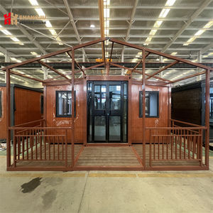 Casa contenedor extensible prefabricada americana <span class=keywords><strong>de</strong></span> alta calidad <span class=keywords><strong>de</strong></span> 20 pies con baño <span class=keywords><strong>de</strong></span> 3 dormitorios, apartamento <span class=keywords><strong>de</strong></span> diseño moderno y uso en el bar del hogar - Product Image 2