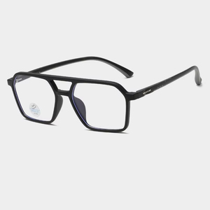 Bán buôn TR90 Khung kính quang học unisex hình chữ nhật màu xanh ánh sáng kính mắt trọng lượng nhẹ cảnh tượng - Product Image 2