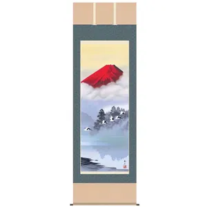 日本の書道絵画吊り下げスクロールディスプレイアクセサリー