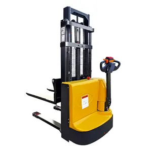 2t đầy đủ điện Stacker nhỏ Lithium Battery Powered container Walkie straddle Stacker xe nâng