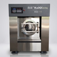 Laveuse industrielle automatique de haute qualité pour hôtels, machine à laver électrique 15 kg à monnayeur