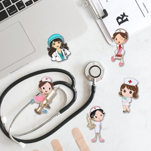 ナースピン、カスタムエナメルバッジでの20年の経験工場は高品質のソフトエナメルピンを提供します - Product Image 1