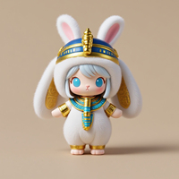 Boîtes mystères personnalisées OEM en peluche super douce, figurines en peluche, jouets porte-clés