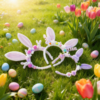 Kit de fabrication de jouets éducatifs pour enfants : Toupies à torsion et serre-têtes lapin DIY