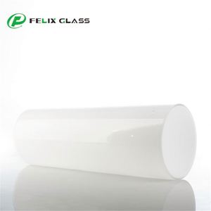 Abat-jour en verre opale blanc brillant de haute qualité, écologique et personnalisé, design moderne pour luminaires suspendus d'intérieur - Product Image 4