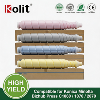 Cartouche de toner couleur Kolit OEM Premium TN619 pour Konica Press C1060 2060 3070
