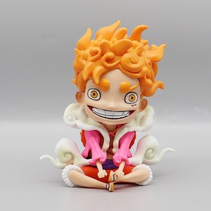 อะนิเมะรุ่น Q นั่ง Pose เกียร์ <span class=keywords><strong>Luffy</strong></span> ตัวอักษร <span class=keywords><strong>Luffy</strong></span> การกระทํารูป PVC รูปปั้นของเล่นสําหรับของขวัญ - Product Image 3