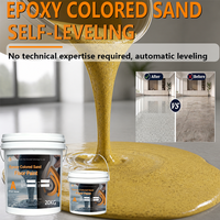 Revêtement de sol en époxy à effet marbre, couleur riche, adhérence forte, finition pour sols en béton et projets de construction