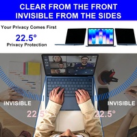 Filter Privasi Anti Cahaya Biru 2 Arah dengan Daya Hisap Nano Magnetik untuk Keamanan Data, Pelindung Layar untuk Macbook Neo 13" 2026 A3403 Laptop