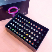 RONIKI Kit de Vernis à Ongles Semi-Permanent Couleur Gel UV 60 Pièces – Base, Top Coat et Émail pour Salon de Manucure