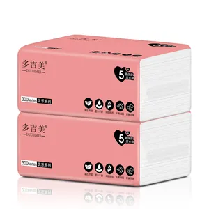 Customised Tissue Paper Cheap Logo Printed Paper Tissue Embossed Virgin Facial Tissues