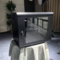 Armoire réseau métallique 6U 19 pouces, petit rack de serveur Internet pour centre de données, armoire murale pour CCTV DVR NVR