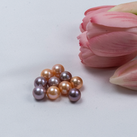 Perles d'eau douce rondes de 10-11 mm, couleur Edison, haute brillance, en vrac, pour la fabrication de bijoux, vente en gros