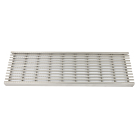 Grille de drainage de piscine en acier inoxydable, grille de sol à fils en coin, grille extérieure personnalisée