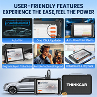 Lifetime Free Update THINKSCAN 689 Full System Diagnostic Tool Obd2 Scanner with THINKCAR Tkey101 Car Key Programmer