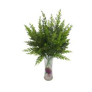 Ranting Daun Pinus dan Daun Cemara Plastik Buatan untuk Dekorasi Pohon Natal DIY, Dekorasi Dinding Rumah, Aksesoris Tanaman Pot - Product Image 5