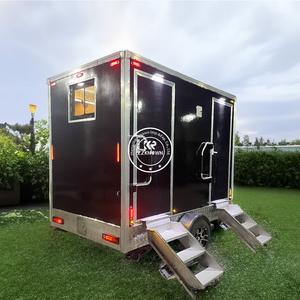 Nouvelle conception 2025, toilettes portables de luxe pour l'extérieur, remorque de salle de bain pour les événements de mariage, le camping, la caravane, remorque de toilettes mobiles - Product Image 4
