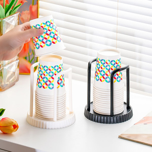 Portavasos desechable apilable con forma de cilindro para dispensadores de agua para fiestas, cafeterías, uso en la cocina - Product Image 5