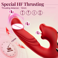 Sexspielzeug für Erwachsene für Frauen und Paare, G-Punkt-Vibrator mit 5 Leck-und Saug modi, 7 Vibrations modi und 7 Schub modi