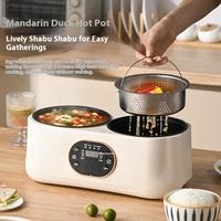 Usine en gros qualité 900w cuiseur à riz électrique 3.6L micro-ondes Double Pot cuiseur à riz pour 2-3 personnes utilisent