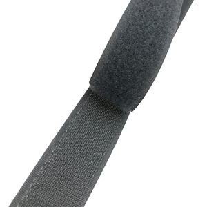 Cinta de Velcro Autoadhesiva de Nailon Ecológica de Buena Calidad para Prendas de Vestir, Lavable, Gris, 20 mm, Ultrafina, para Coser - Product Image 1