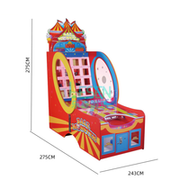 Machine de jeu de tir à billes en métal à monnayeur pour salle de jeux intérieure pour enfants, avec fonction de rédemption de tickets et de loterie