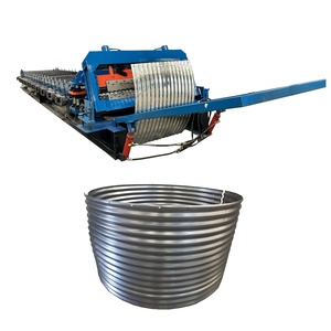 Contenitore di grano metallo Silo granaio rotolo formatrice ad alta produttività PLC controllato - Product Image 1