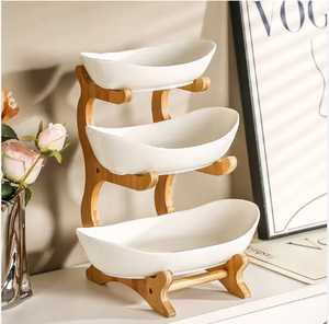 Frutero de Bambú de Tres Niveles - Product Image 2