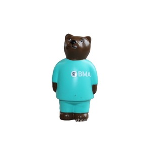 Cartoon Animal Pu Foam Green Bear Nurse Bear High <b>Rebound</b> Toy Figurine For 2 To 4 Years Unisex Fidget Toys - Product Image 1