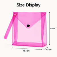 Trousse de Toilette Transparente en PVC pour Voyage, Sac de Maquillage DIY, Pochette de Rangement Transparente pour Maquillage, Sacs Organisateurs Fonctionnels pour Articles de Toilette et de Bain