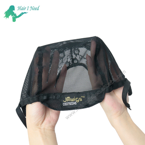 Phổ Biến <span class=keywords><strong>Glueless</strong></span> Đầy Đủ Ren Dệt Tóc Giả <span class=keywords><strong>Cap</strong></span> Tóc Net Tóc Giả Làm Mũ Thông gió Có Thể Điều Chỉnh Dây Đeo Lưới Dome Mũ Để Làm Tóc Giả - Product Image 4