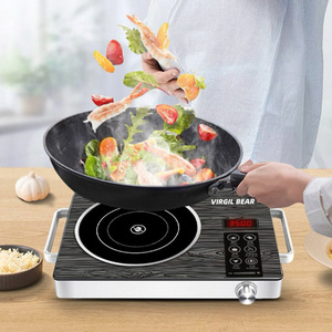 Bán buôn 3500W sứ Điện bếp gốm thép không gỉ đ<span class=keywords><strong>a</strong></span> chức năng hộ gia đình & RV sử dụng cho trà xào & LẨU - Product Image 5