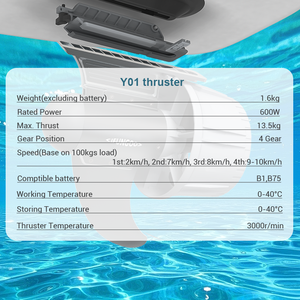 RS Y01 Propulsore Elettrico di Alta Qualità per Paddle Board, Batteria a Lunga Durata, Accessorio per Surf e Giochi d'Acqua - Product Image 6