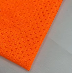 Hot Bán Polyester Lỗ Vải Thấp Đàn Hồi Thoáng Khí Lưới Lỗ Vải Bóng Rổ Thể Thao <span class=keywords><strong>Vest</strong></span> Vải - Product Image 4