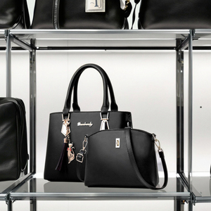 <span class=keywords><strong>2025</strong></span> Xu Hướng Mèo Hình Tua Thời Trang Cô Gái Tote Túi Thiết Kế Mới 2 Trong 1 Túi Xách Bộ Cho Phụ Nữ Phụ Nữ Bền PU Túi Da - Product Image 1