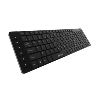 KB6900-teclado duradero con cable USB para ordenador, teclado de oficina para ordenador de escritorio en casa y portátil, color blanco
