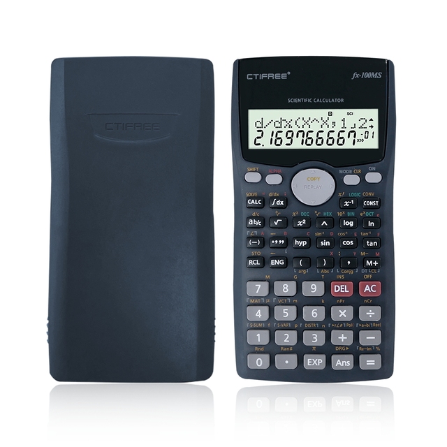 FX-100MS 10+2 Digits Battery Powered School Examination Function Electronic Advanced Mathematics Scientific Calculator