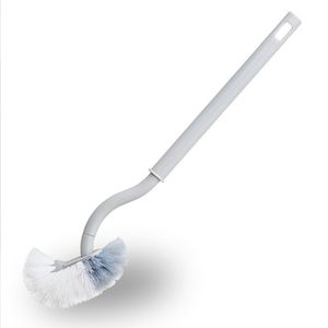 Brosse de nettoyage des toilettes à poils doux et manche long pour une utilisation domestique dans la salle de bain - Product Image 1