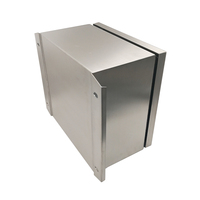 Caja eléctrica de acero inoxidable personalizada OEM 304 316 IP65 IP66 carcasa con estructura de tamaño agujero Fabricación de chapa metálica