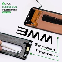 2UUL CS01 CS02 3MM/5MM Kenar Ekran Çerçevesi Tutkal iphone Tablet Bilgisayar elektrikli cihaz tamiri için Yeşil Köpük Çift Taraflı bant