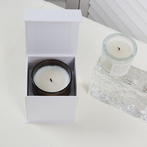 Wholesale Custom Logo Embossed Matt Lamination UV Coated Magnetic Rigid Paperboard Candle <b>Gift</b> Packaging <b>Box</b> - Product Image 2
