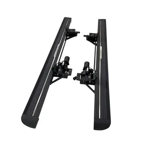 Grosir Offroad Suv 4X4 Hitam Aluminium Power Running Board Elektrik Pedal Kaki Bar Samping Mobil untuk Land Rover Range Rover L322